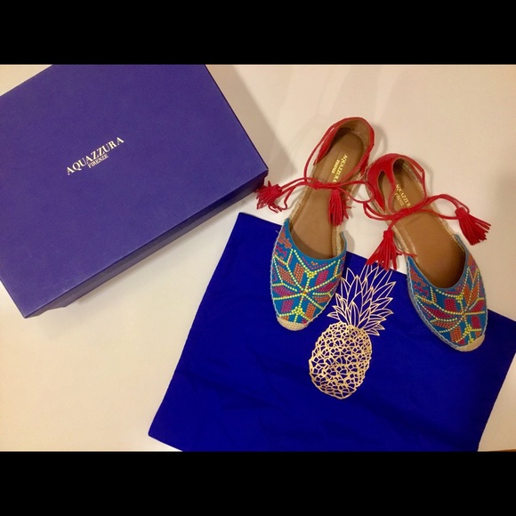 Aquazzura Palm Springs Tassel Espadrilles. - Picture 4 of 8